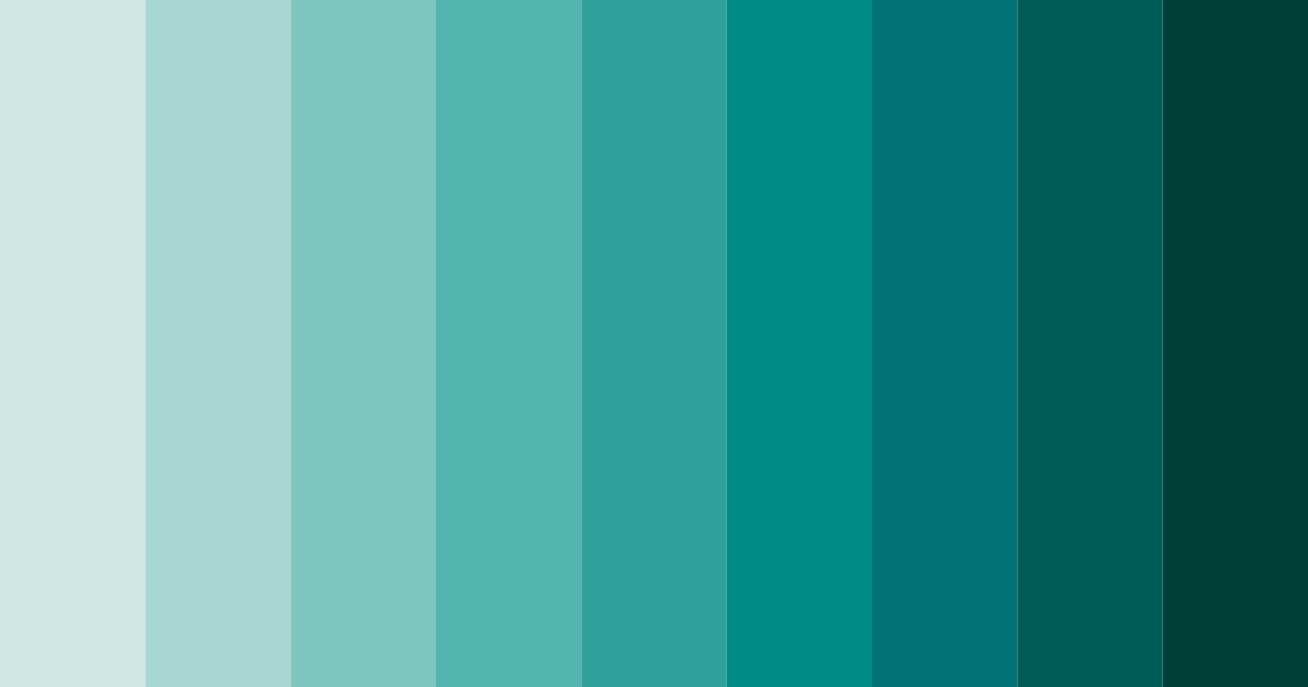 Download teal mountain mist color palette PNG image (landscape)