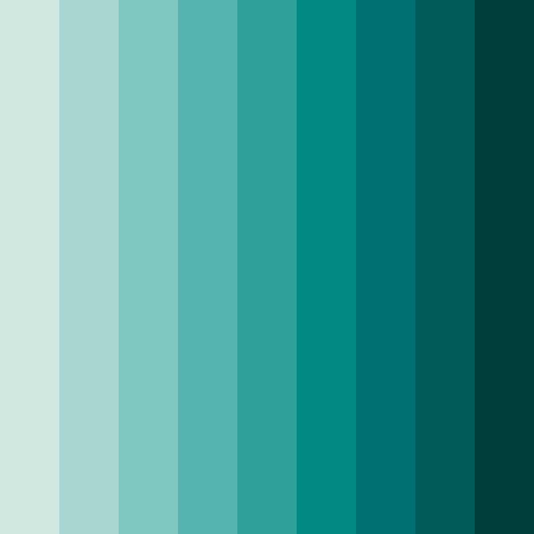 Download teal mountain mist color palette PNG image (square)