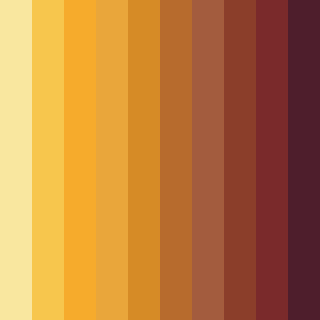 Download golden scales color palette PNG image (square)