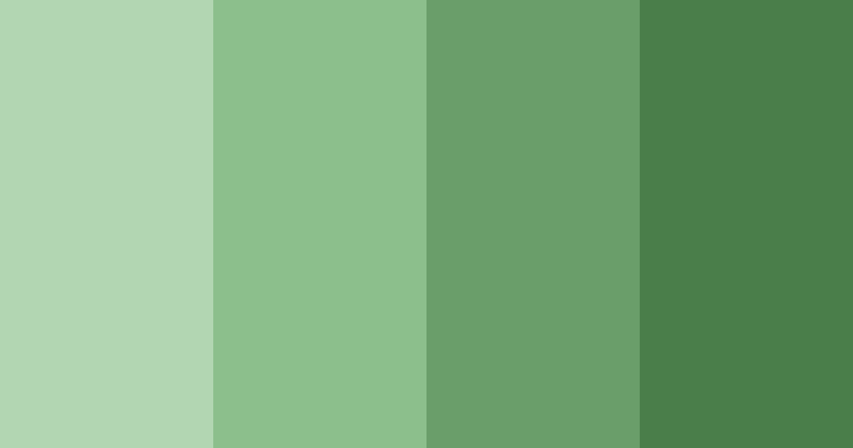 Download moss green serenity color palette PNG image (landscape)