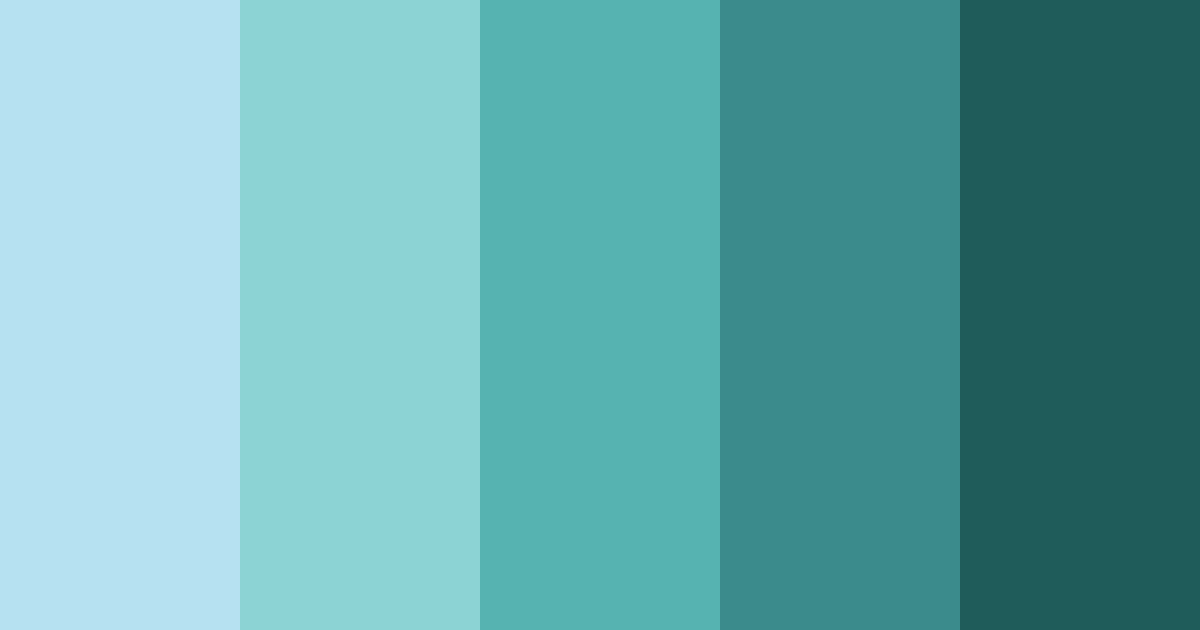 Download teal vietnam color palette PNG image (landscape)