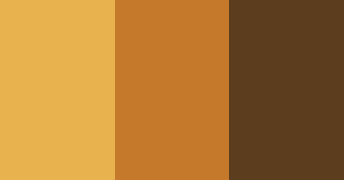 Download brown gingerbread color palette PNG image (landscape)