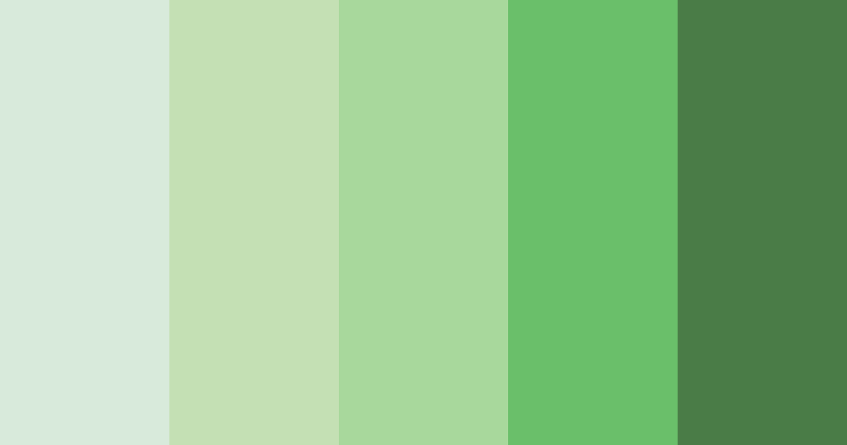 Download pistachio delight color palette PNG image (landscape)