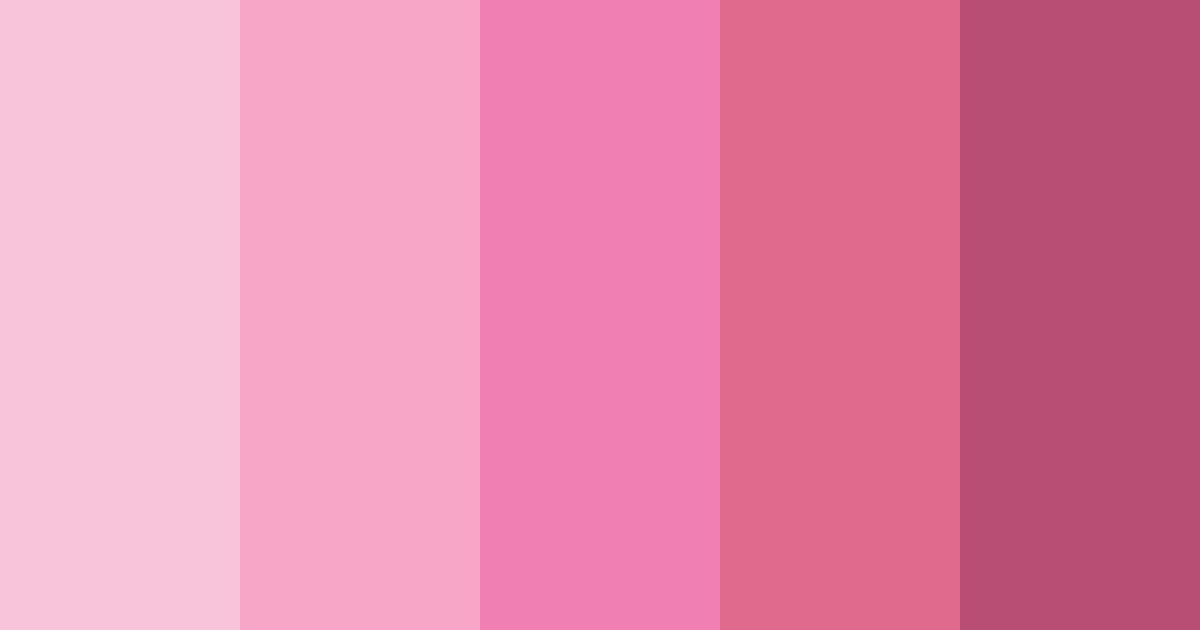 Download pink charlotte color palette PNG image (landscape)
