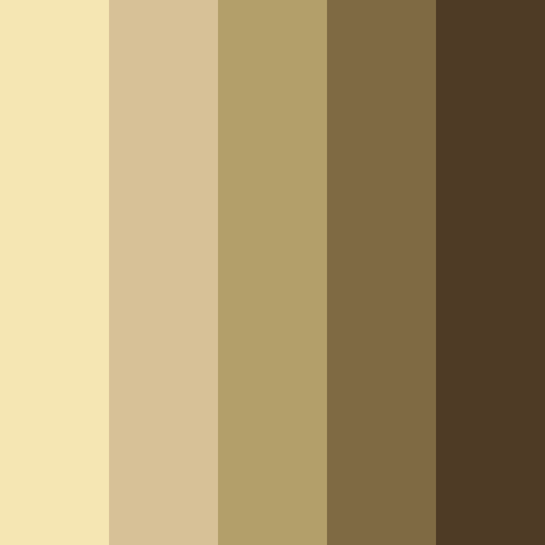 Download wild brown color palette PNG image (square)
