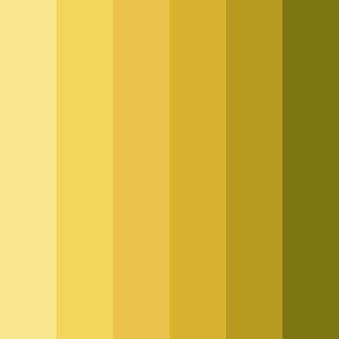 Download butter yellow color palette PNG image (square)
