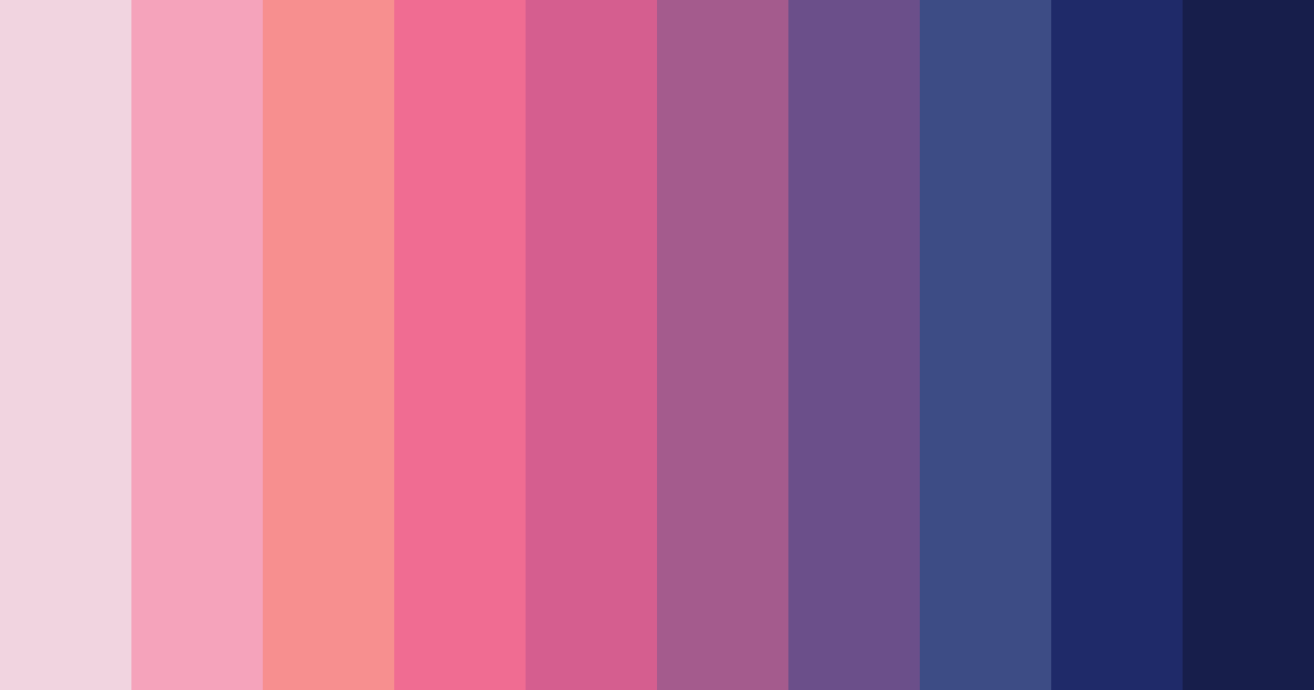 Download bohemian dreamscape color palette PNG image (landscape)