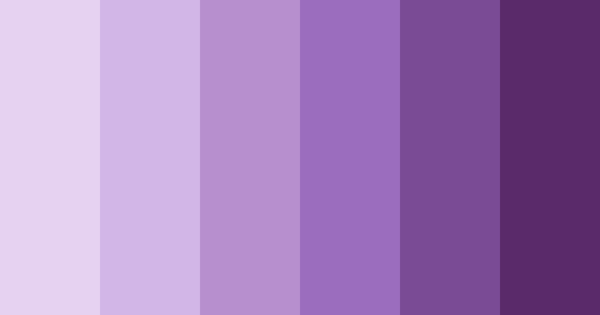 Download mystic lavender dreams color palette PNG image (landscape)
