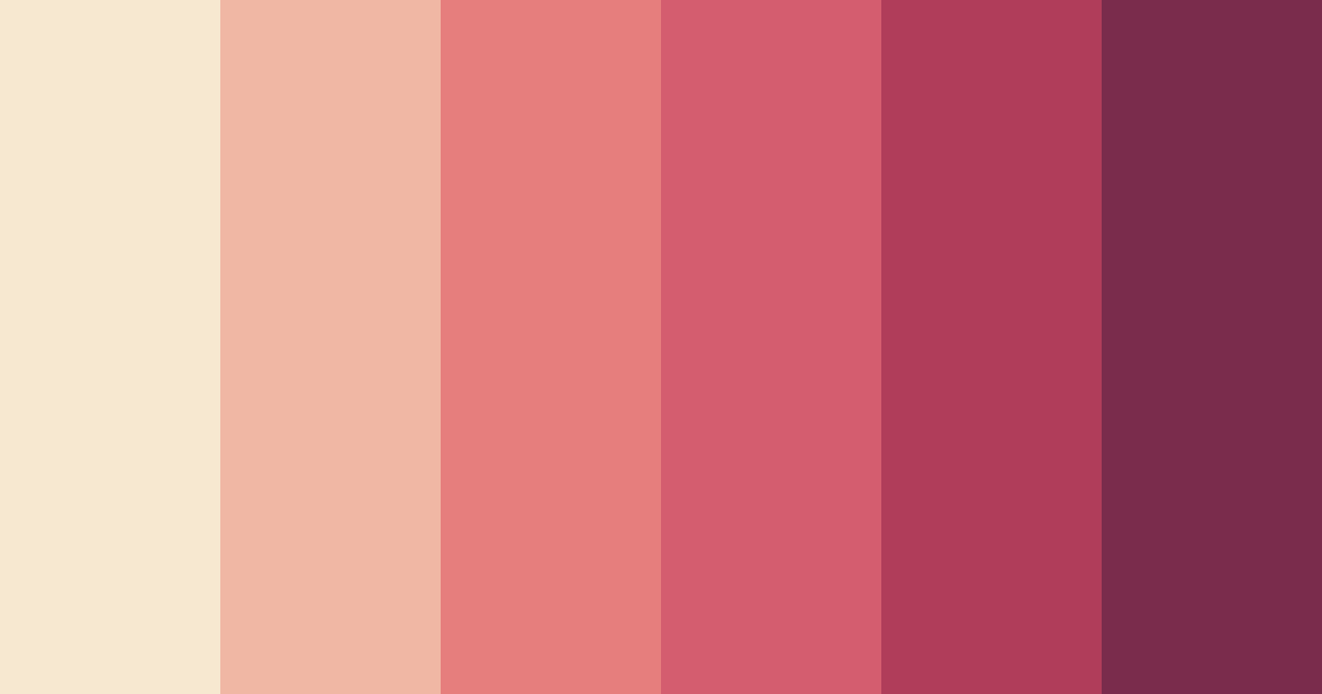 Download blushing orchard color palette PNG image (landscape)