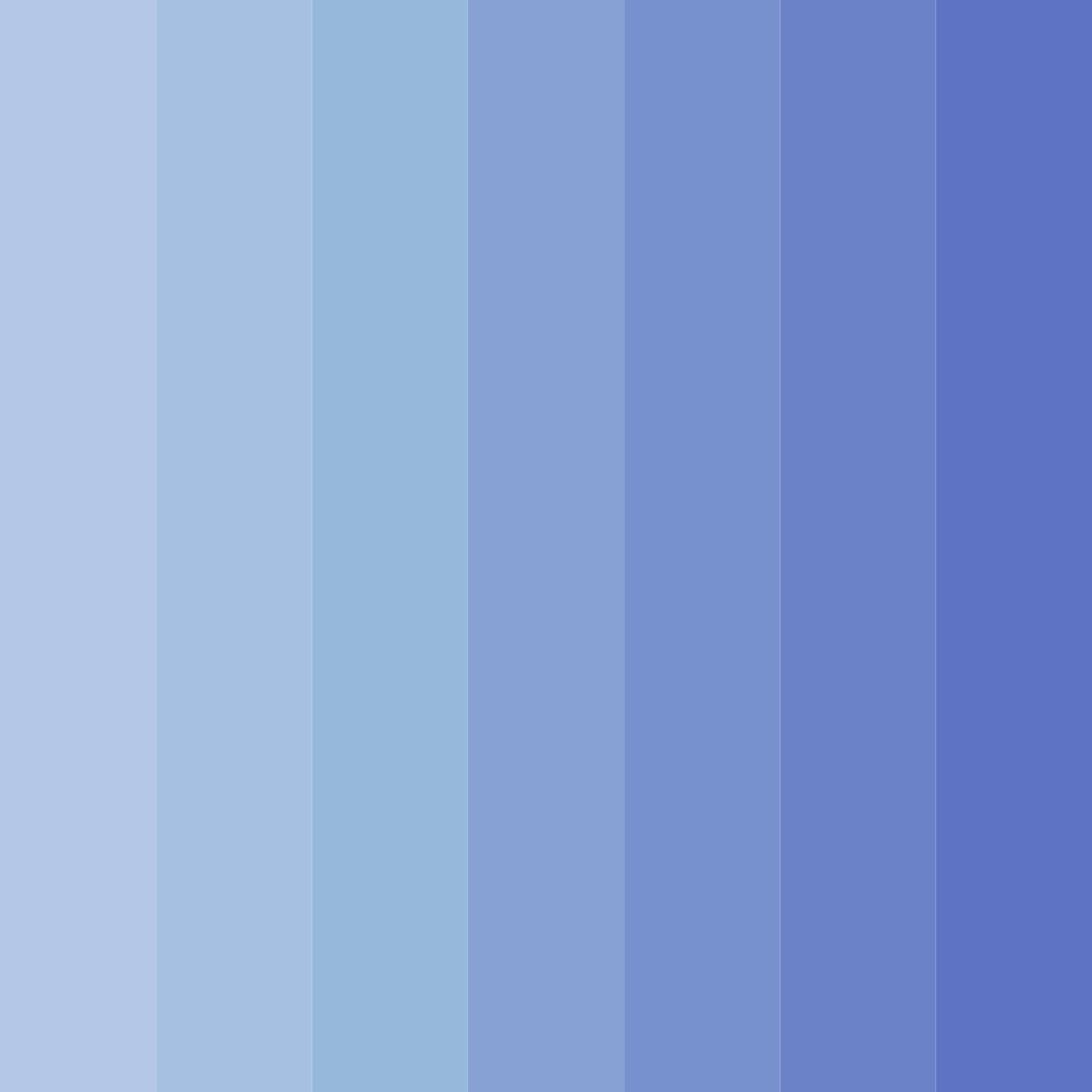 Download blue sky color palette PNG image (square)