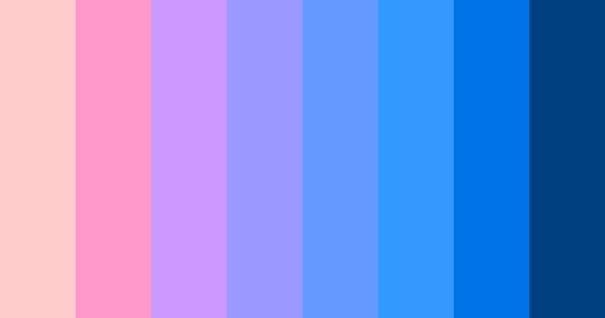 Download red blue harmony color palette PNG image (landscape)