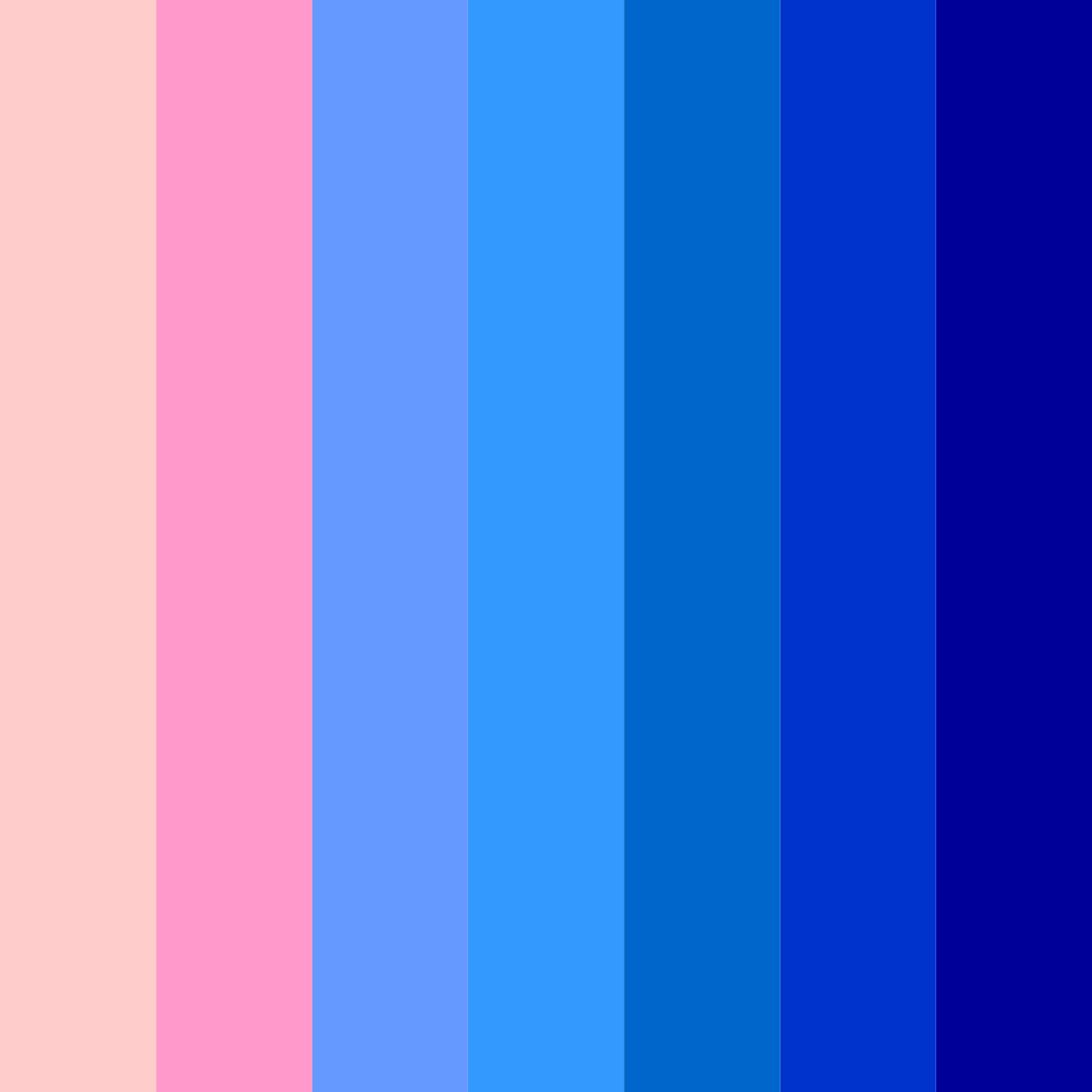 Download cotton candy skies color palette PNG image (square)