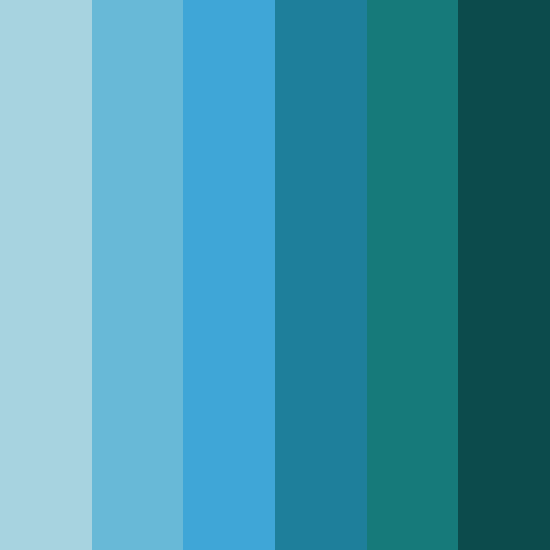 Download blue science color palette PNG image (square)