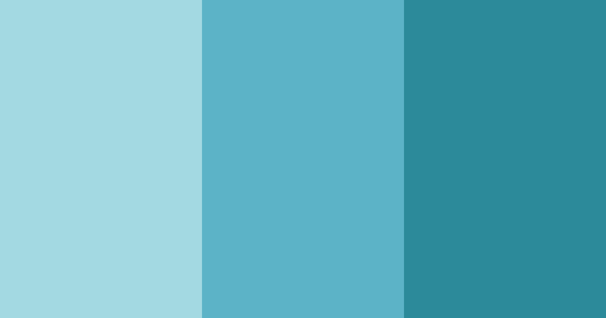 Download aqua pipeline color palette PNG image (landscape)