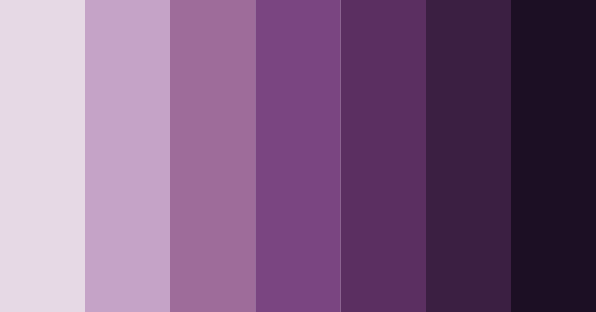 Download midnight aubergine color palette PNG image (landscape)