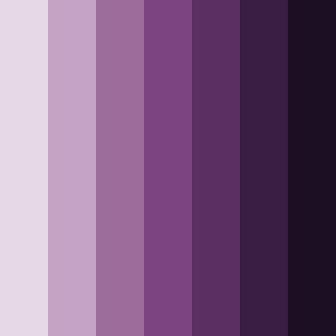 Download midnight aubergine color palette PNG image (square)