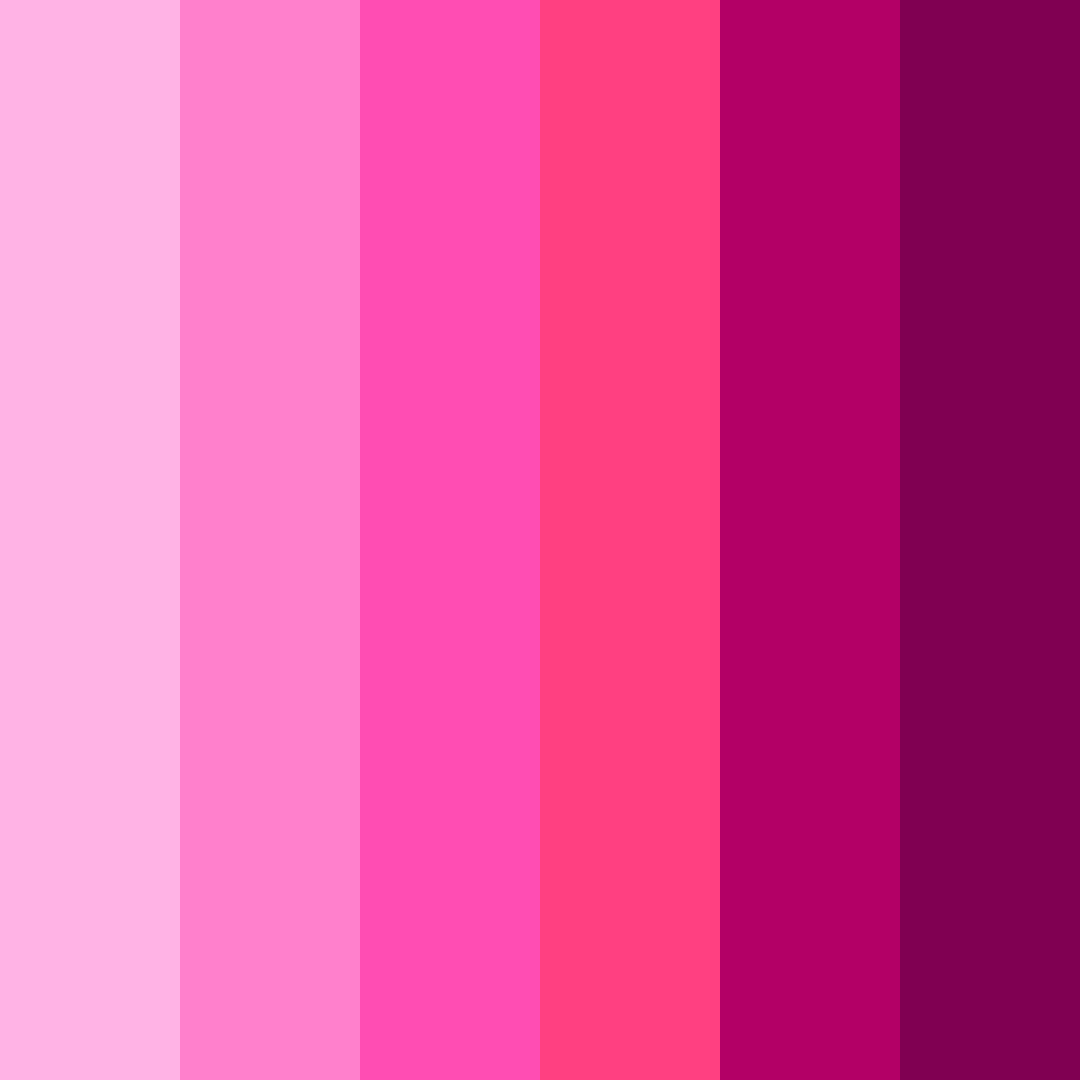 Download pink velvet dreams color palette PNG image (square)