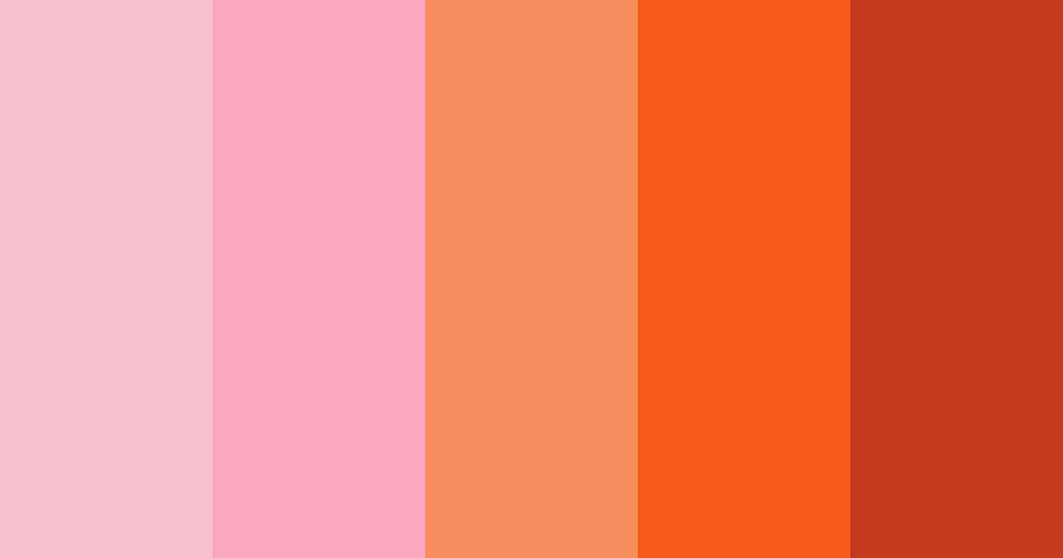 Download sunset shades color palette PNG image (landscape)