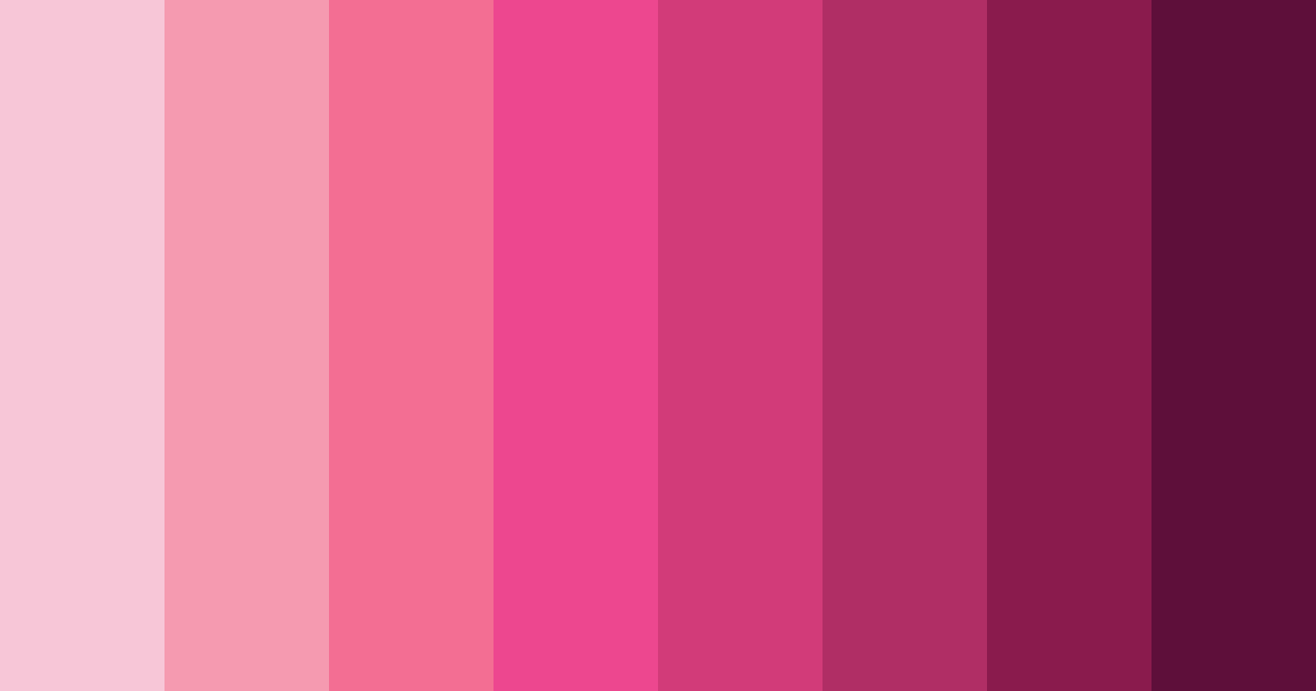 Download vivid pink dream color palette PNG image (landscape)