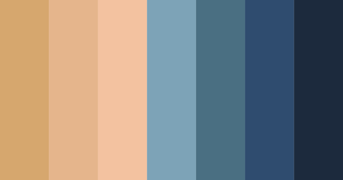 Download desert oasis color palette PNG image (landscape)