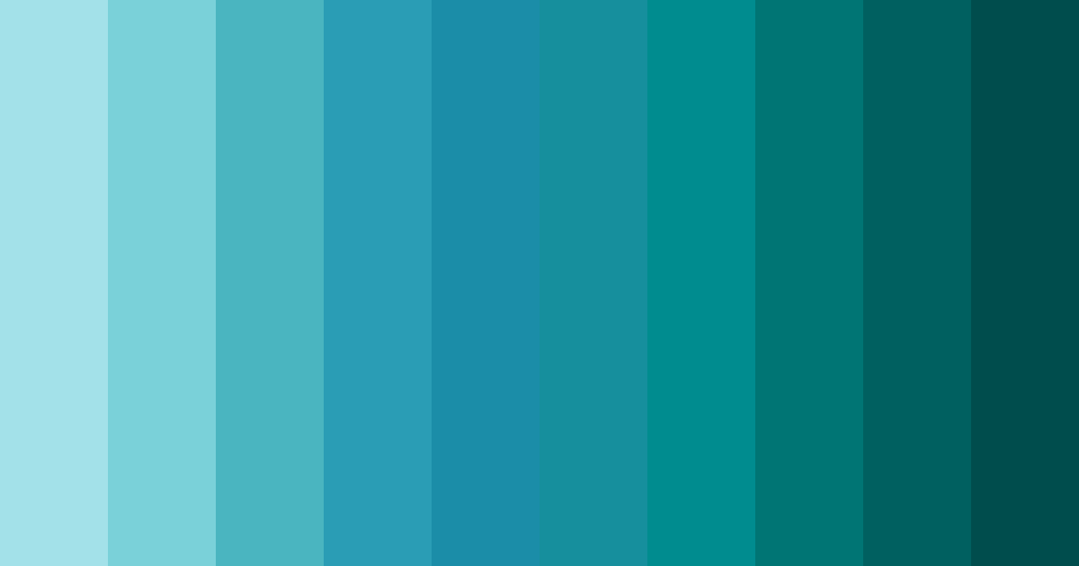Download turquoise tides color palette PNG image (landscape)