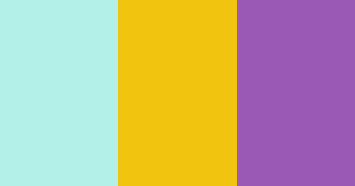 Download fuchsia mint gold color palette PNG image (landscape)