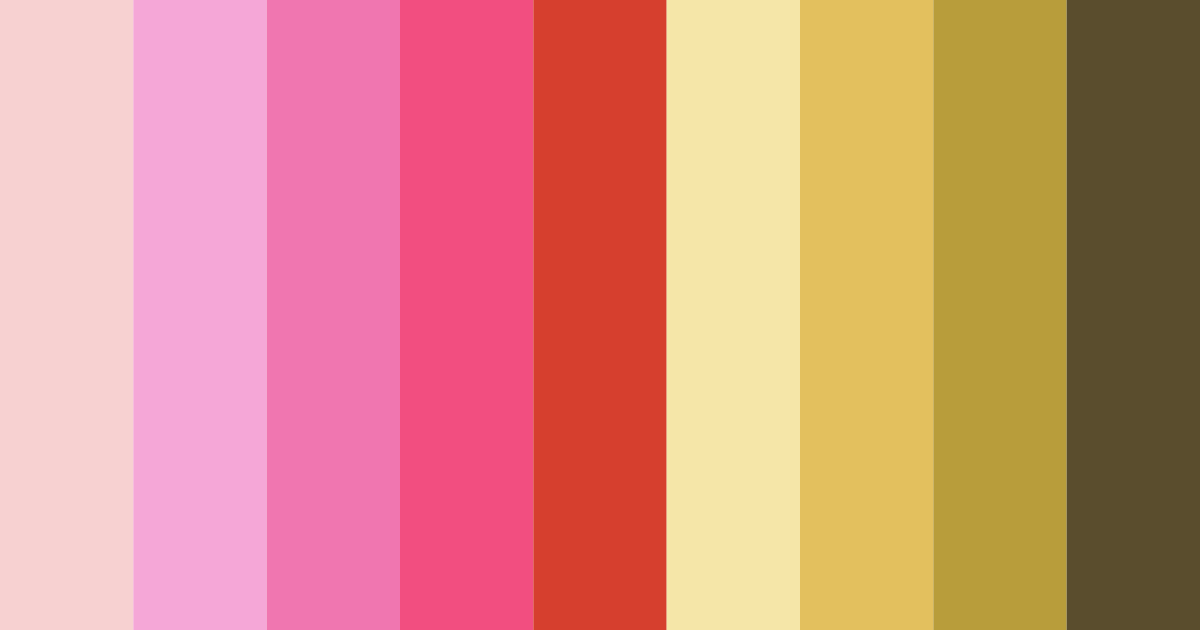Download gilded blossom color palette PNG image (landscape)