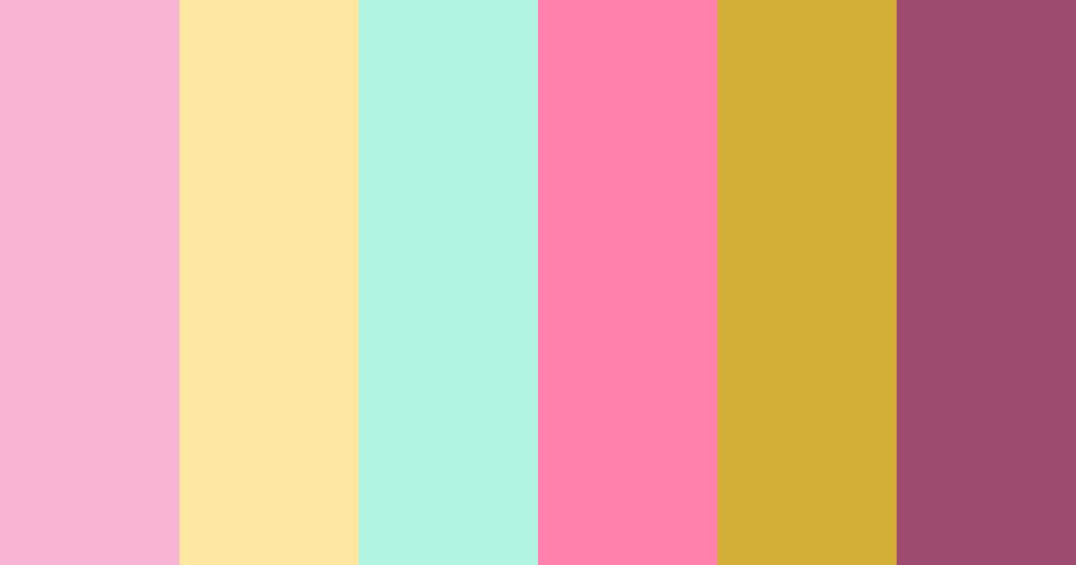 Download tropical sunset bliss color palette PNG image (landscape)