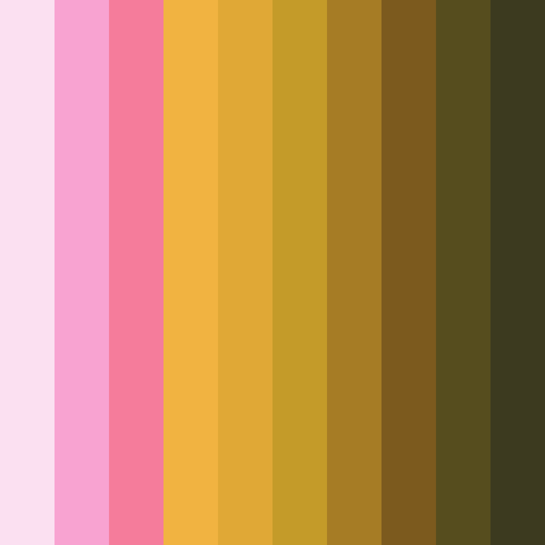 Download gilded fuchsia dream color palette PNG image (square)