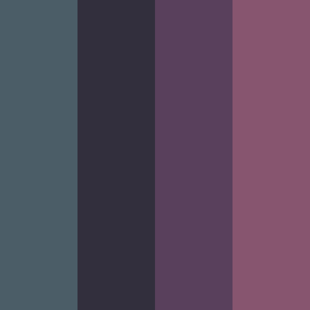 Download midnight ocean color palette PNG image (square)