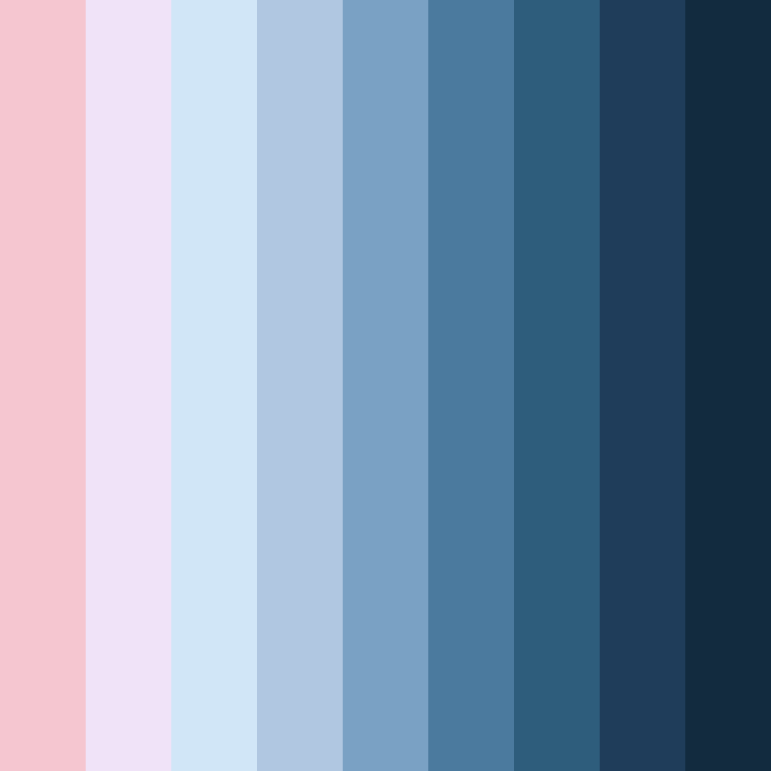 Download whispers of dawn color palette PNG image (square)