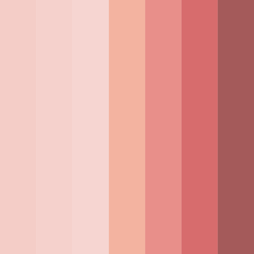 Download blush blossom breeze color palette PNG image (square)