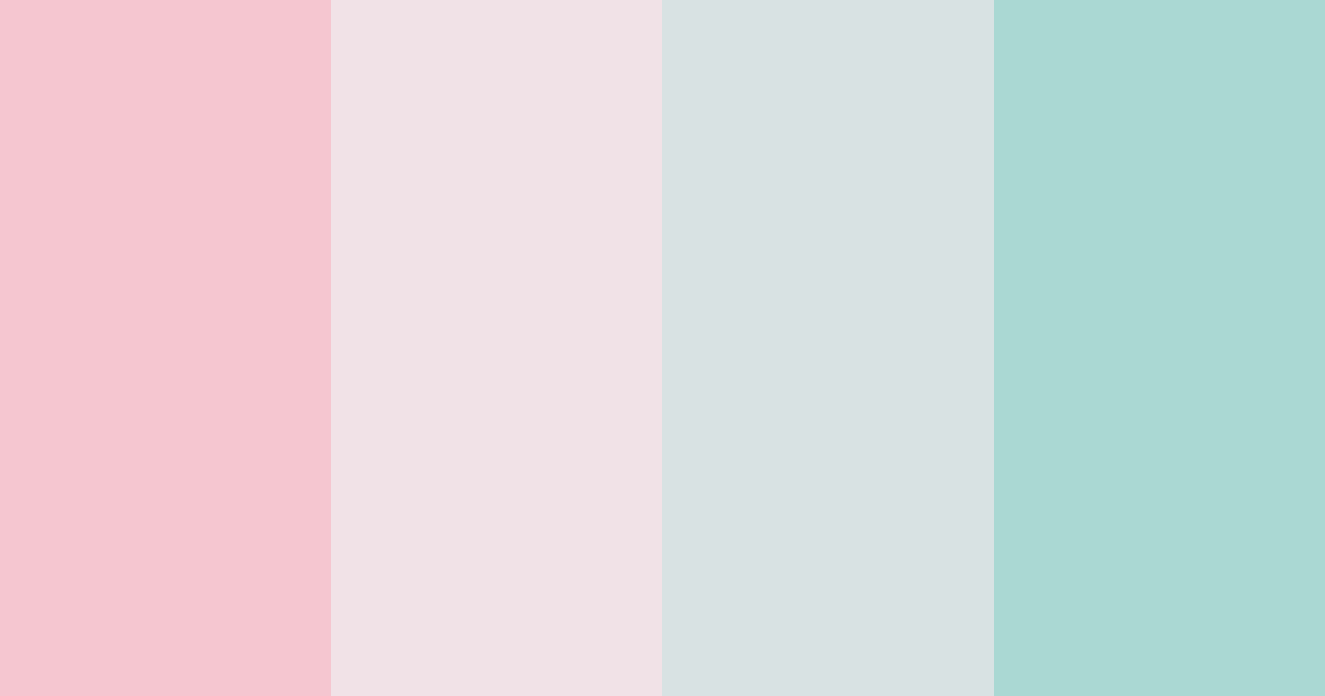 Download whispering blossoms color palette PNG image (landscape)