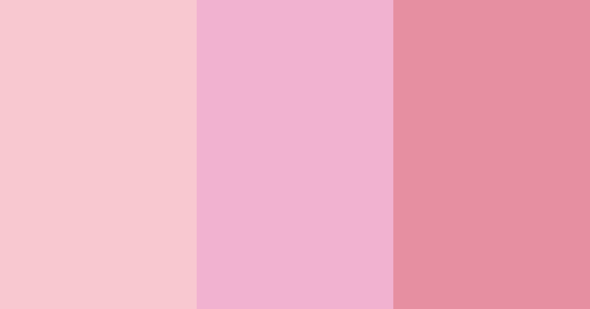 Download pink pastel color palette PNG image (landscape)