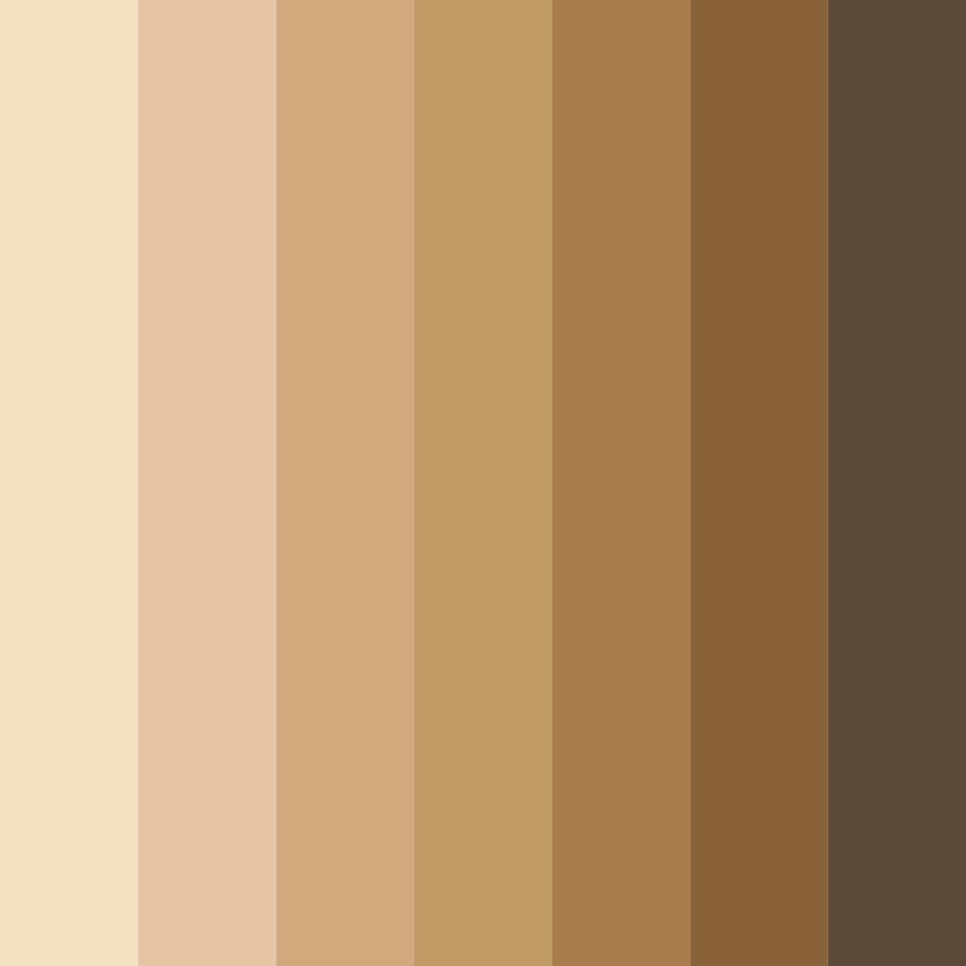 Download desert dreams color palette PNG image (square)