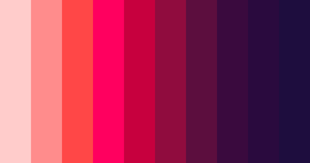 Download crimson dreams color palette PNG image (landscape)