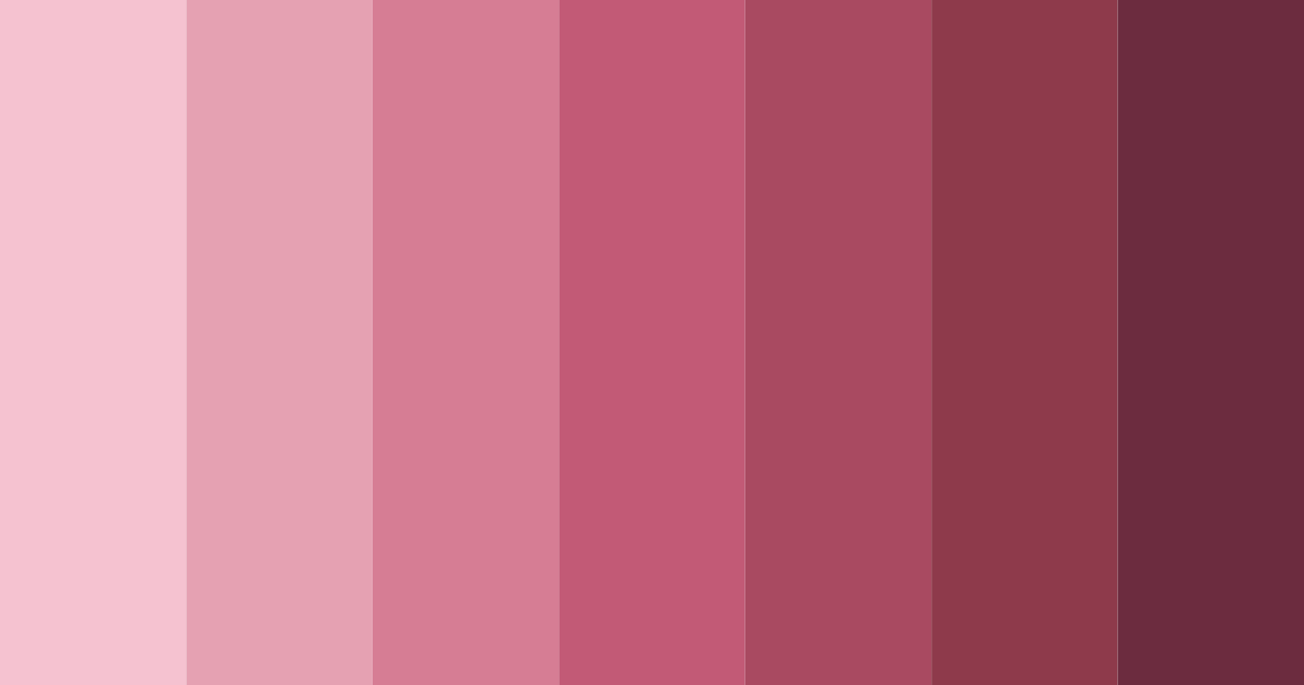 Download dark pink color palette PNG image (landscape)