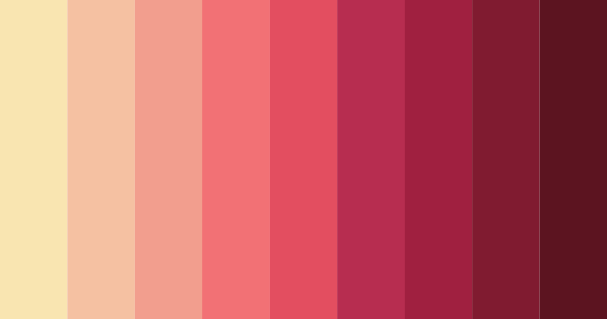 Download sunset embrace color palette PNG image (landscape)