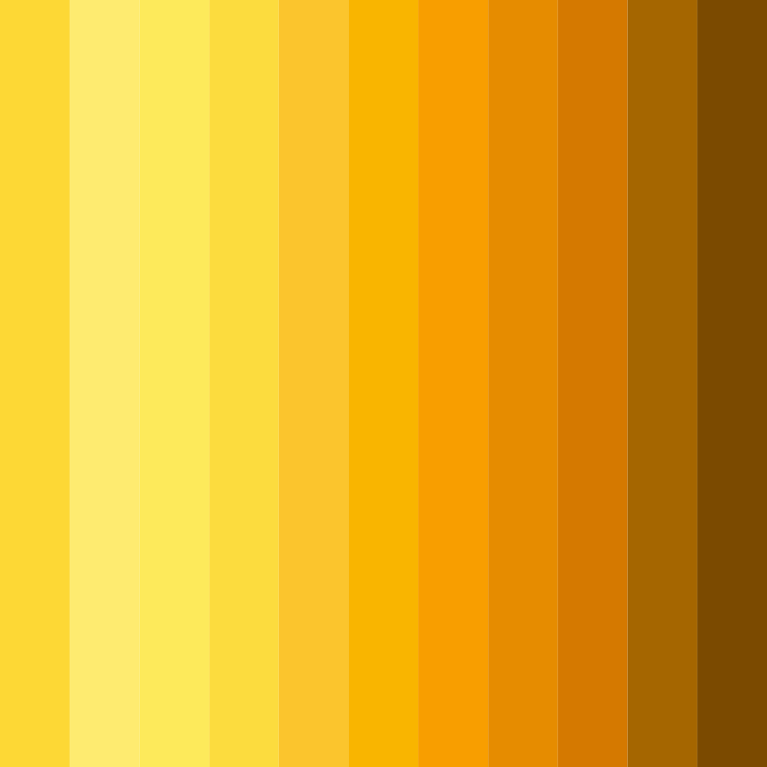 Download golden sunrise color palette PNG image (square)