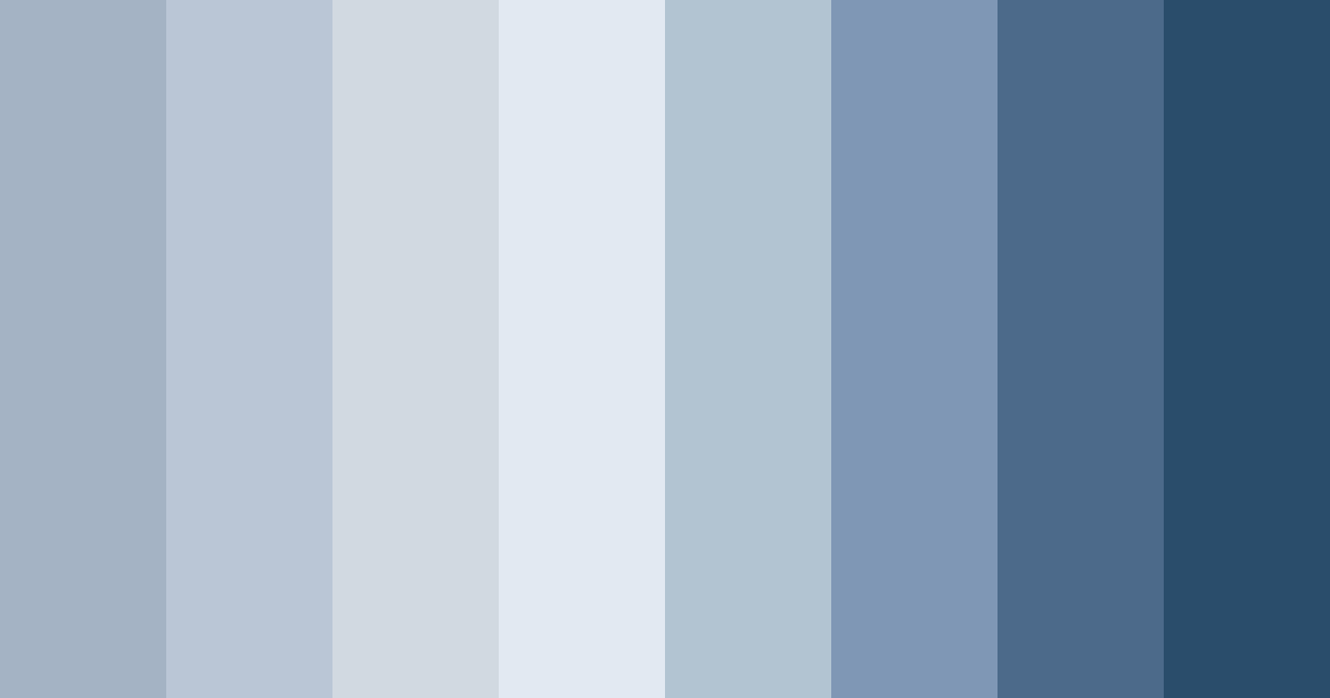 Download ocean mist serenity color palette PNG image (landscape)