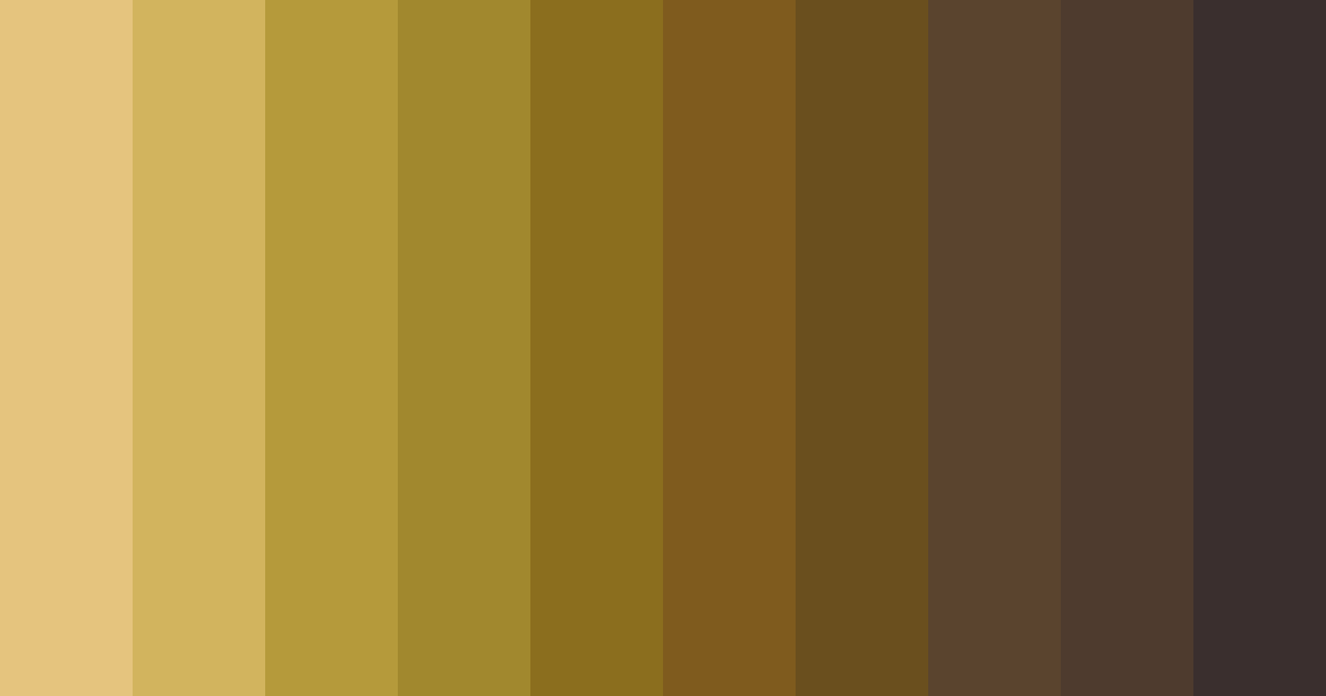 Download brown to green transition color palette PNG image (landscape)