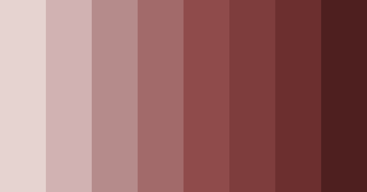 Download smoky red color palette PNG image (landscape)