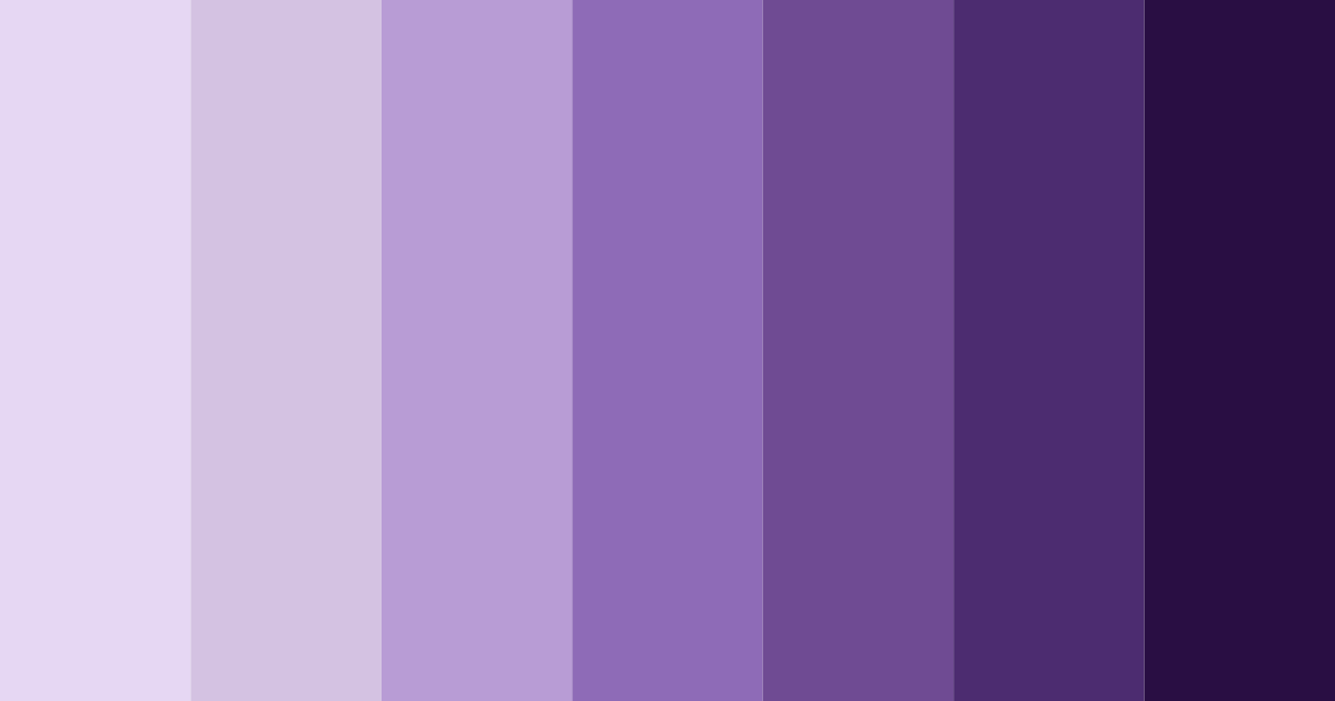 Shades of Purple Color Palette - ColorDrop