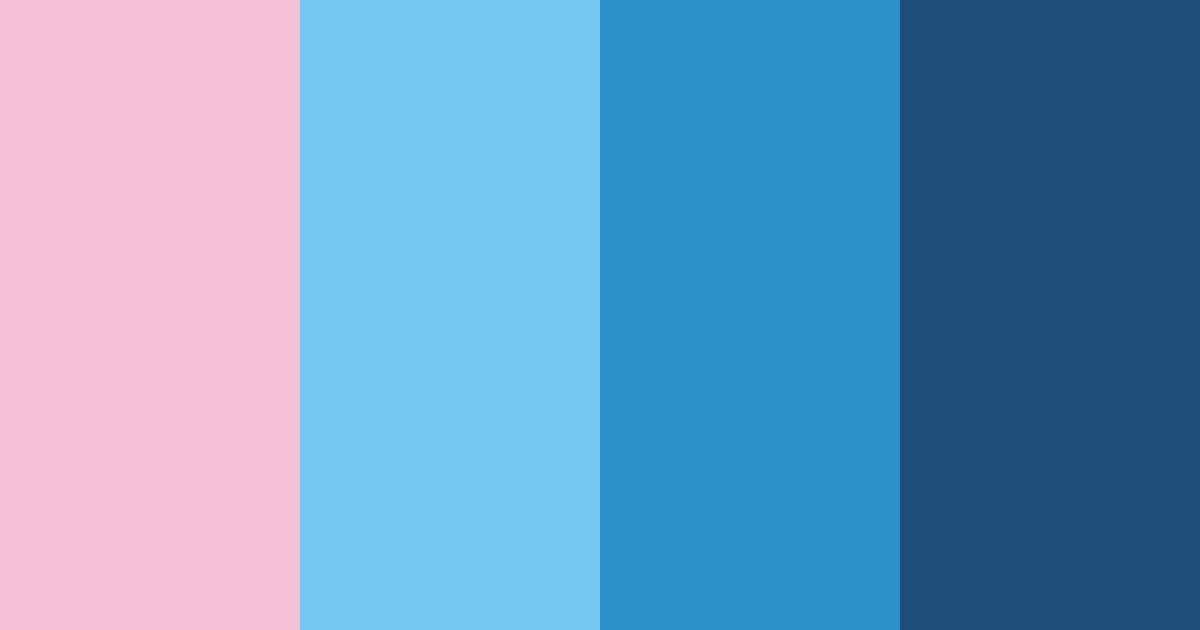 Download blue sunset color palette PNG image (landscape)
