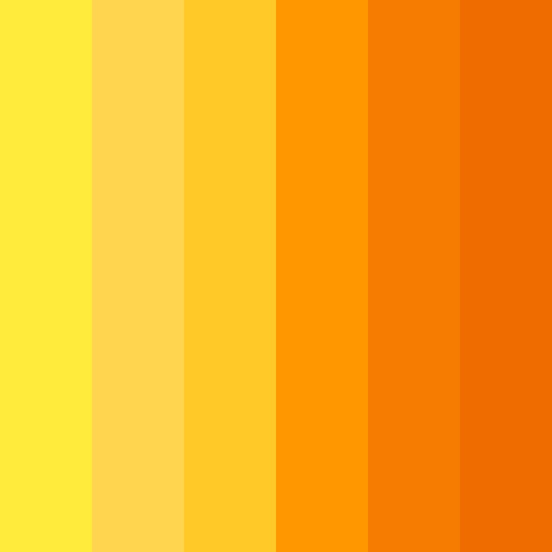 Download sunset citrus delight color palette PNG image (square)