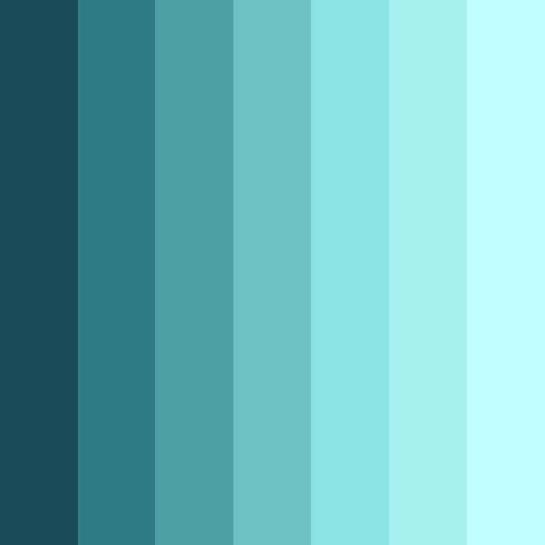 Download teal oasis color palette PNG image (square)