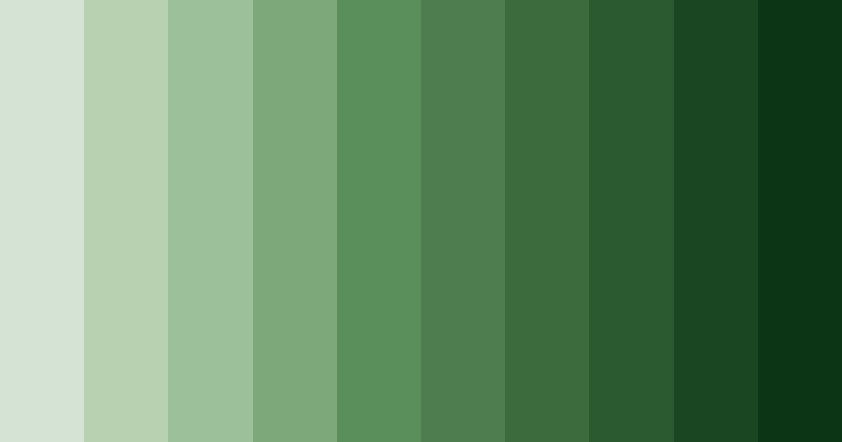 Download sage green serenity color palette PNG image (landscape)