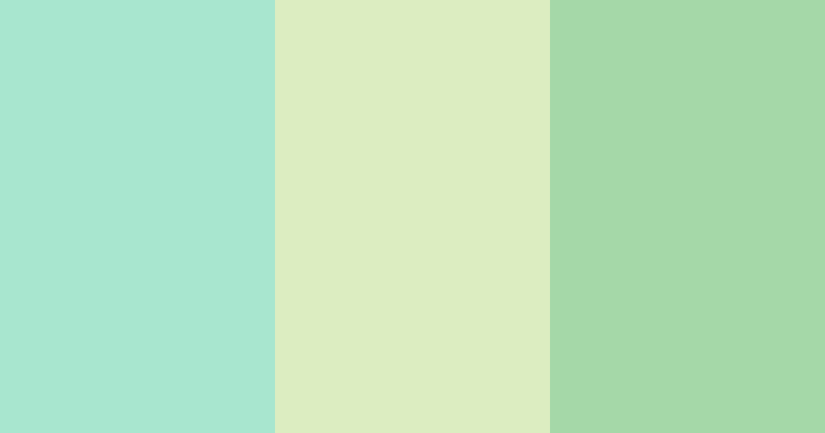 Download whispering greens color palette PNG image (landscape)