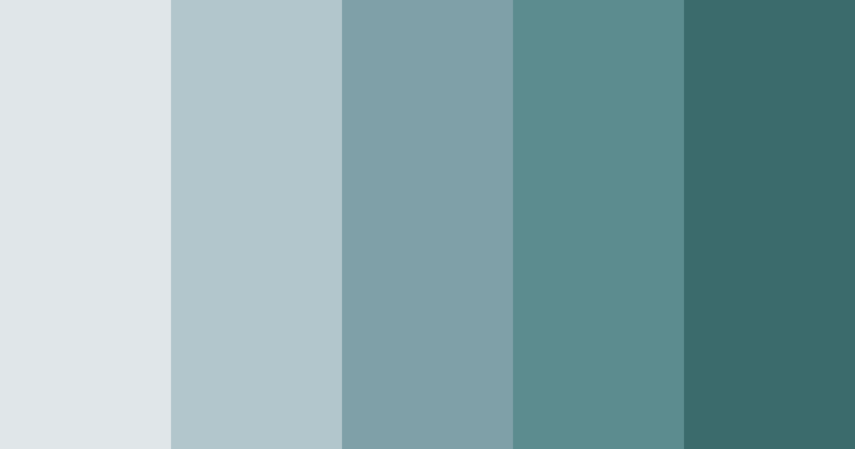 Download teal ghost color palette PNG image (landscape)