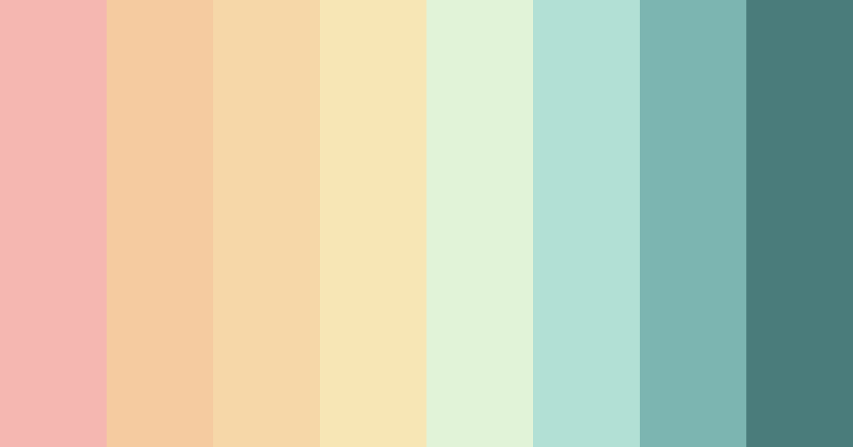 Download soft green color palette PNG image (landscape)